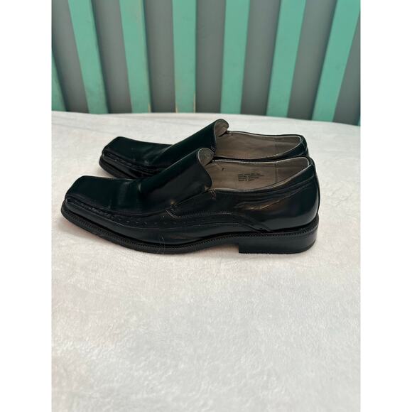 Stacy Adams Danton Loafers Mens 9M Black Leather Shoe Slip On 24363-001 - Picture 3 of 6